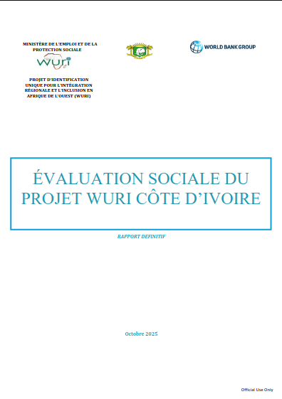 Rapport définitif Évaluation sociale Projet WURI